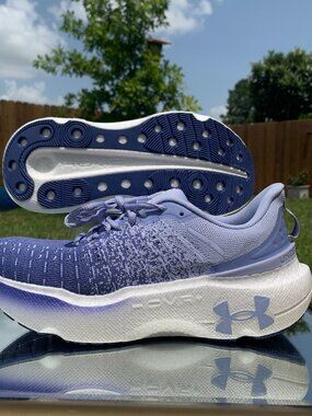 Under Armour Infinite Elite Running Shoes Women Size 9.5 Purple Blue 3027199-500